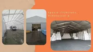 Tensostrutture e capannoni industriali per qualsiasi tipo di stoccaggio e deposito merci