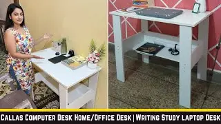 Callas Computer Desk Home/Office Desk | Writing Study | Laptop Table Modern Simple Desk table review