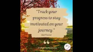 💬 Daily Quote - Track your progress to stay motivated on your...