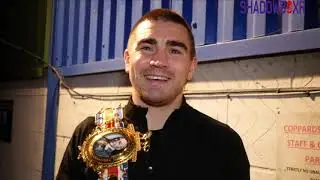 JOHNNY GARTON Vs Gary Corcoran - The post-British Title fight interview  #Johnnygarton