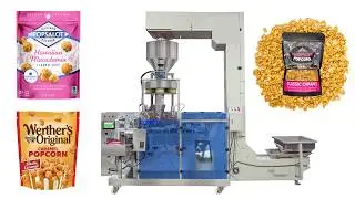 Automatic Popcorn Standing Pouch Packing Machine With Nitrogen Filling Function