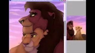 Kovu & Kiara - King and Lionheart | SpeedArt