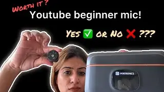 WANT TO GROW ON YOUTUBE? beginner mic Potronics VlogMate 3 honest review..BUY OR NO? @VibeWithMinal 