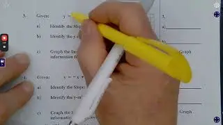 Algebra 1 Slope intercept Form of Line (Linear1)