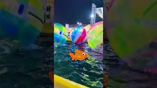 Bola bola air di kolam