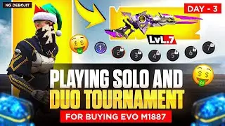 Finally 🔥 playing duo tournaments for buying evo m1887 || duo tournaments gameplay💀 || ep 3