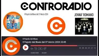 Intervista a Jenn&agrave; Romano ospite a IL POPOLO DEL BLUES (CONTRORADIO)