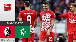 Goal in 90+6! | SC Freiburg - SV Werder Bremen 1-0 | Highlights | Matchday 2 &ndash; Bundesliga 2023/24