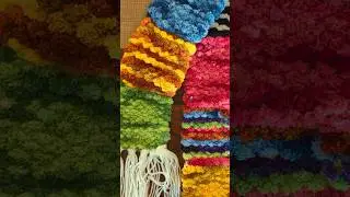 cardboard loom woven scarf tutorial 🧣 #easycraft #kidcrafts #christmas
