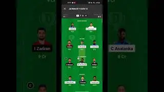 SL vs AFG Dream11 team, srilanka vs Afghanistan 3rd ODI match, ODI series 2024