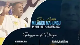 Les Funérailles du Rev. Apôtre Fernand MILANDU, En Direct de Raleigh, EBNM USA