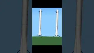 Falcon Heavy Test launch #space x #spaceflightsimulator