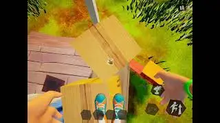 Hello neighbor went in to my private property