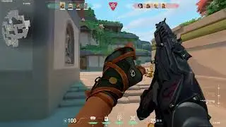 Stealth kill by RAZE on LOTUS! Valorant💥💥💥