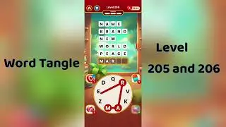 Word Tangle Level 205 Answers | Word Tangle Level 206 Solutions | Go Answer