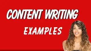 Content Writing Examples