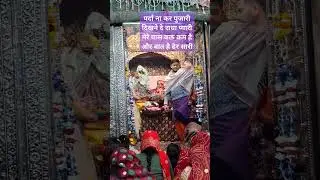 पर्दा ना कर पुजारी दिखने दे श्री बांके बिहारी || Shri Banke Bihari ji Mandir Vrindavan  #krishna
