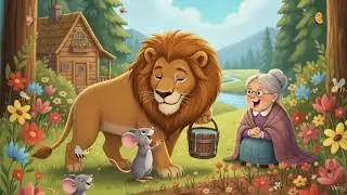 The Lion, the Mouse, and the Granny's Garden