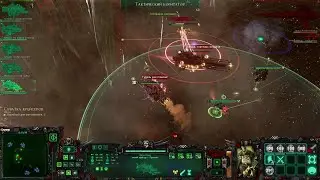 Battlefleet Gothic Armada схватка Герой Орки Часть 17 Планетоубийца