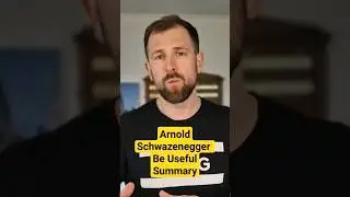 #BeUseful #arnoldschwarzenegger #booksummary #booktube #workhard #improvement #motivation #shorts