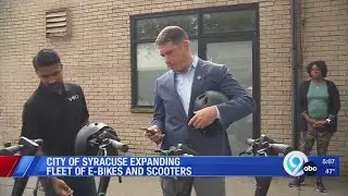 Syracuse expanding fleet of e-bikes and scooters