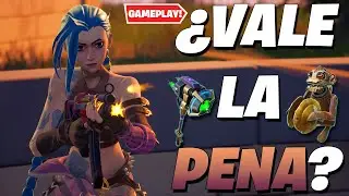 &iquest;VALE LA PENA COMPRAR LA SKIN JINX ARCANE? | Fortnite: Battle Royale (GAMEPLAY Y REVIEW)