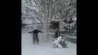 snow fall in ghizer. #snowfall #ghizervalley #everyone
