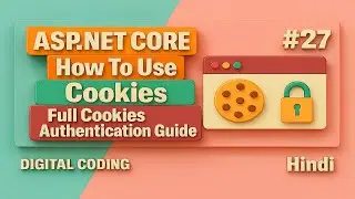 Cookies in ASP.NET Core 8 MVC | Create, Read & Delete Cookies in .NET 8 | Full Tutorial