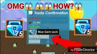 Growtopia - I GOT 75 BLUE GEM LOCK! OMG! HOW?! [ 7500 DLS ]