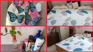 50 Minutes Bedroom Cleaning Routine 🧹✨ | Deep Clean + Quick Organization | Real Housewife Routine