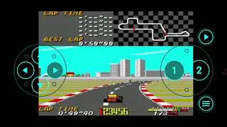 1992 Ayrton Senna's Super Monaco GP II Sega Game Gear Title 