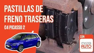Cómo cambiar las pastillas de freno traseras C4 Picasso 2 🚗