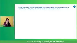 General Chemistry 2  - Monday Week5 Q4 ETUlay