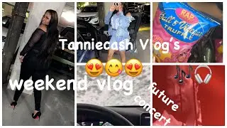 WEEKEND VLOG+FUTURE CONCERT + ERRANDS RUN +CAR WASH+NICKI MINAJ CHIPS #FUN VIBES