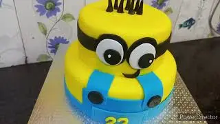 Minions cake decoration | minion cake design | simple minions cake decoration