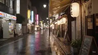 Dreamy Tokyo Night Walk in the Rain 🌧️ | AI Generated Cinematic Experience (Veo 3)