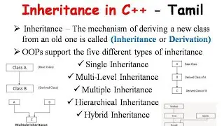 Inheritance in C++ Tamil