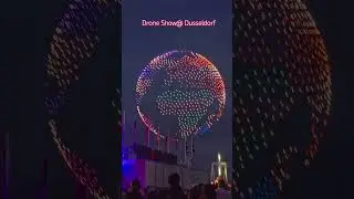 Drone show @ Dusseldorf, Rhine kirmis 2025 ✨🎆 #Drones #Show #Kirmis #Rhine #Festival