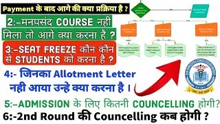 Second Round कबसे स्टार्ट होगी।। Dipsar Latest Updates।।Allotment Letter,Seat Freeze #dipsar