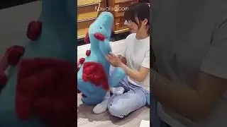 Want or Need 😍? Big Fluffy Dragon Plushies #shorts
