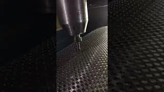 Rotocure drum for making round dot rubber sheet