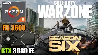 COD: Warzone - RTX 3080 + R5 3600 - 1080p, 1440p & 4K - High & Low Settings - Season 6