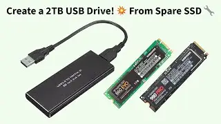 Превратите любой SSD M.2 в USB-флешку! NVMe/SATA до 2 ТБ или 4 ТБ
