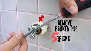 5 Genius Ways to Remove a Broken Plastic Pipe from the Wall