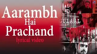 Aarambh Hai Prachand 🔥 | Gulaal (2009) | Kay Kay Menon | Powerful Revolutionary Song