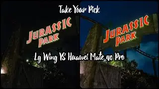 LG Wing VS Huawei Mate 40 Pro Night Photo Comparison