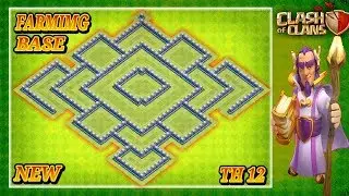 NEW BEST! Farming Base Town Hall 12 (TH12) 2019 - Hybrid Farming Base Clash Of Clans
