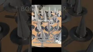Stainless Steel Conical Filter | Funnel Type Filtration | Double-Layer Conical