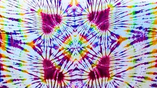 Vibrant Tie Dye Heart Tapestry Tutorial in 5 Minutes