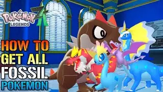 Pok&eacute;mon Legends: Z-A: Как получить ВСЕХ &laquo;ископаемых&raquo; покемонов и эволюционировать их! Амура, Тайр...